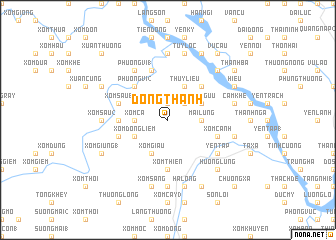map of Ðồng Thành