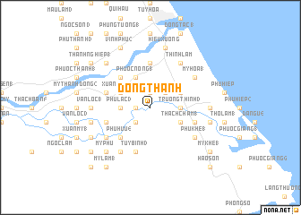 map of Ðông Thạnh