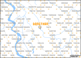 map of Ðông Than