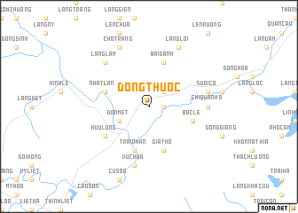 map of Ðông Thước