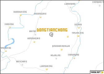 map of Dongtianchong