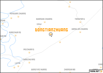 map of Dongtianzhuang