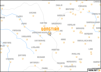 map of Dongtian