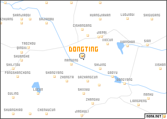 map of Dongting