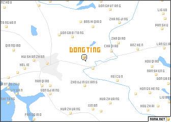 map of Dongting