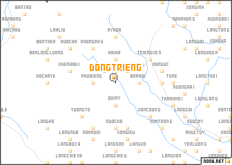 map of Ðông Triềng