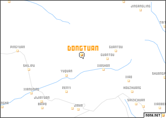 map of Dongtuan