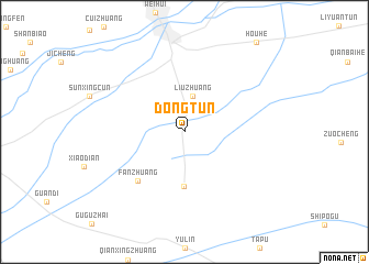 map of Dongtun