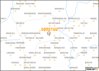 map of Ðông Tưu