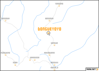 map of Dongué Yoyo