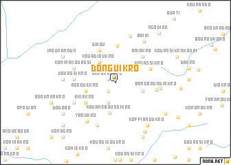 map of Donguikro