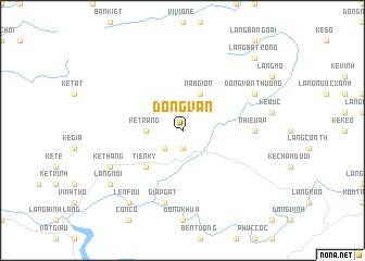 map of Dong Van