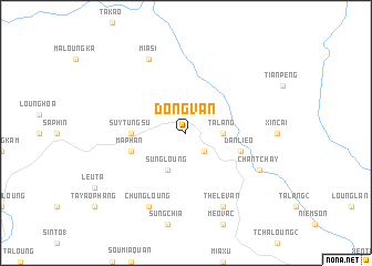 map of Dồng Văn