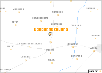 map of Dongwangzhuang