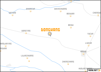 map of Dongwang