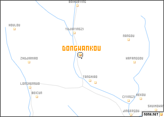 map of Dongwankou