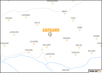 map of Dongwan