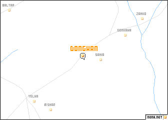 map of Dongwan