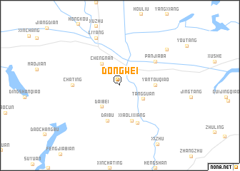 map of Dongwei