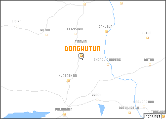 map of Dongwutun