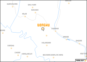 map of Dongwu