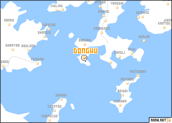 map of Dongwu