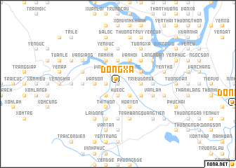 map of Ðong Xa