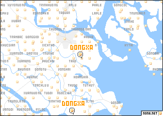 map of Ðộng Xá