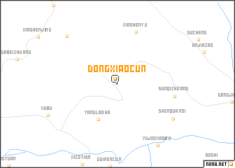 map of Dongxiaocun