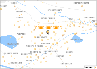 map of Dongxiaogang