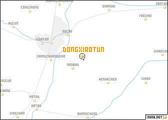 map of Dongxiaotun