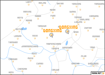 map of Dongxing