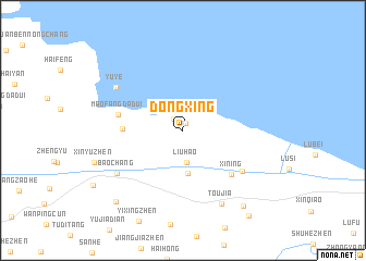 map of Dongxing