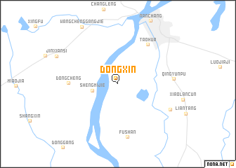map of Dongxin