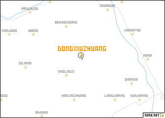 map of Dongxiuzhuang