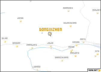 map of Dongxizhen