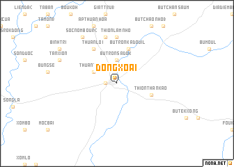 map of Dồng Xoài