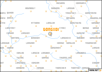 map of Dông Xói