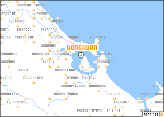 map of Ðông Xuân