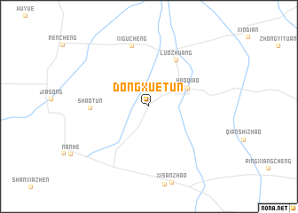 map of Dongxuetun