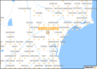 map of Ðông Xương