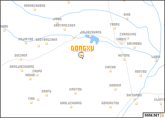 map of Dongxu