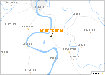 map of Dongyangdu