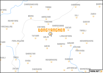 map of Dongyangmen