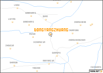 map of Dongyangzhuang