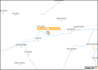 map of Dongyaogou