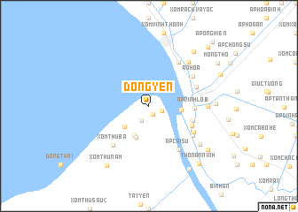 map of Ðông Yên