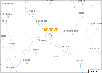 map of Dongye