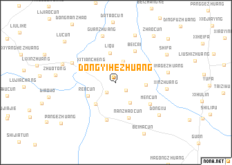 map of Dongyihezhuang