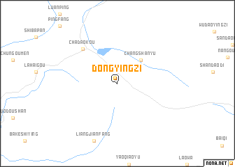 map of Dongyingzi